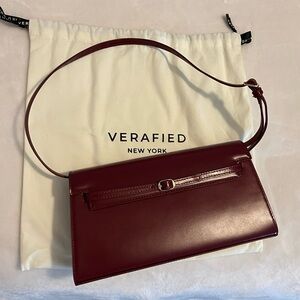 Verafied Dark Cherry Shoulder Bag